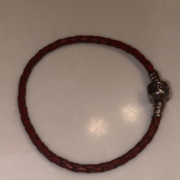 Authentic Pandora Single Braided leather bracelet - Picture 4 of 6